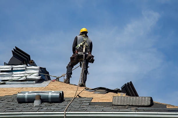 Professional Flat Roof Repair technician working in Springville, VA